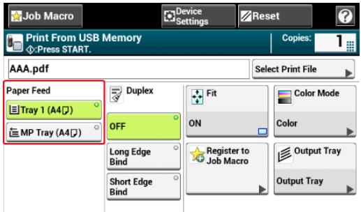 OKI ES7170DN - ES7131DNW - Insérez la clé USB dans le port USB. - 5