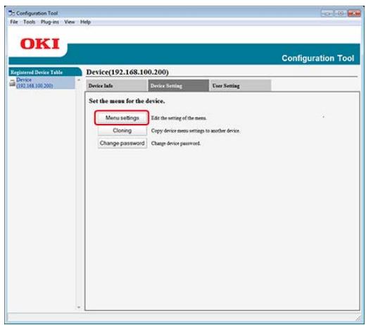 OKI ES7170DN - ES7131DNW - Restauration des paramètres depuis un fichier - 1