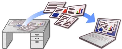 OKI ES7170DN - ES7131DNW - Numériser les documents volumineux pour réduire l'encombrement - 1