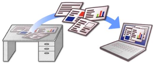 OKI ES8453DN - Numériser les documents volumineux pour réduire l'encombrement - 1