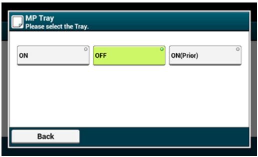 OKI ES8453DN - Sélection d'un bac à utiliser - 1