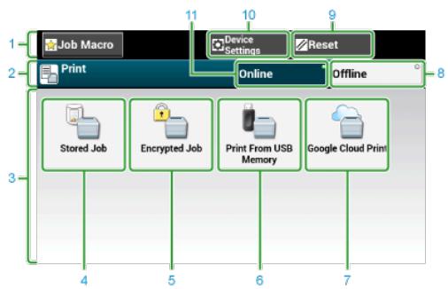 OKI ES8453DN - Panneau [Niveau de consommables] - 2