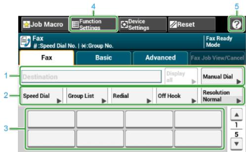 OKI ES8453DN - Onglet [Fax] - 1