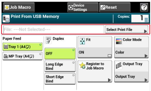 OKI ES8453DN - Données d'impression dans la Mémoire USB - 3
