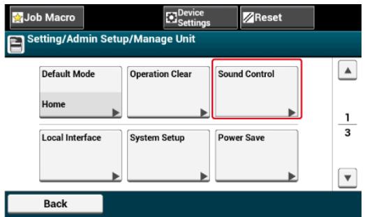 OKI ES8453DN - Réglage du volume de la tonalité des touches sur le volet de l'opérateur - 1