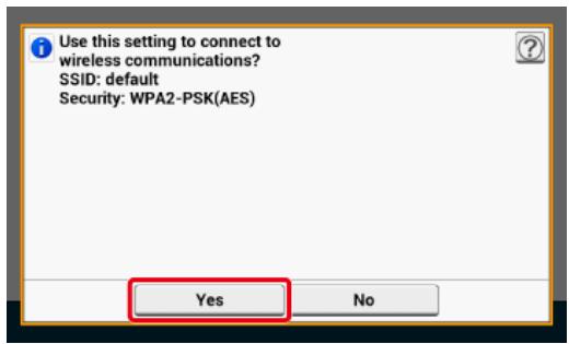OKI ES8453DN - Si le SSD affiché est le même que celui préparé à l' étape 1, appuyez sur [Oui]. - 1