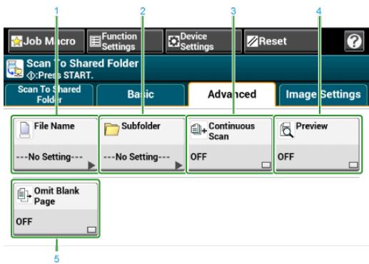 OKI ES8453DN - Écran Scan vers un dossier partagé - 3