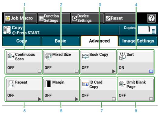 OKI ES8453DN - Onglet [Avancé] - 1