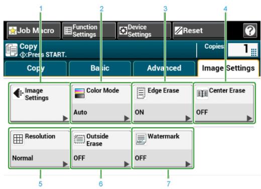 OKI ES8453DN - Onglet [Paramètres d'image] - 1