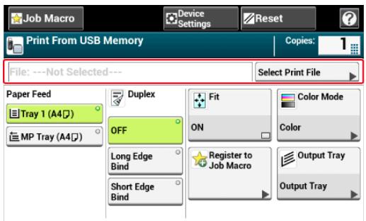 OKI ES8453DN - Insérez la clé USB dans le port USB. - 3