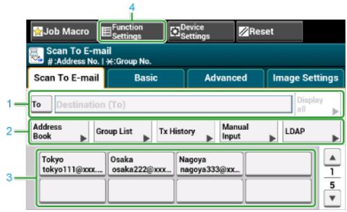 OKI ES8453DN - Écran Numérisation vers courriel - 1