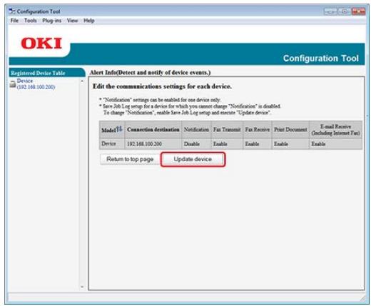 OKI ES8453DN - Paramètres du périphérique - 1