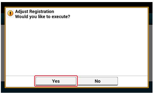 OKI ES8453DN - Appuyez sur [Oui]. - 1