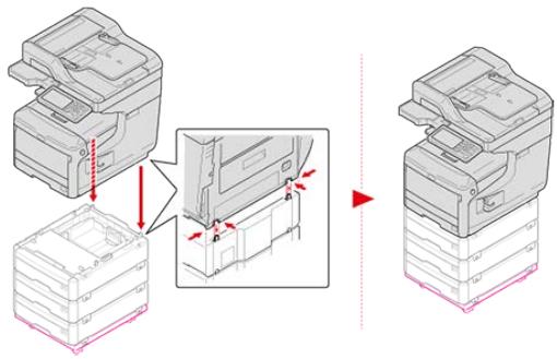 OKI ES8453DN - Mettre la machine hors tension, puis débrancher le cordon - 6