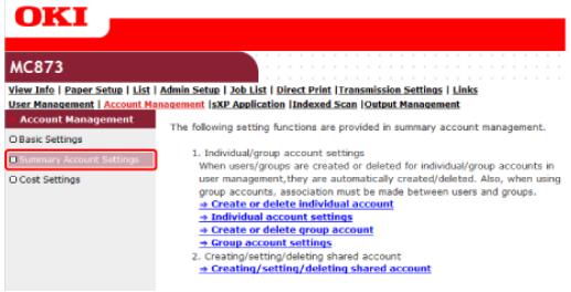 OKI ES8453DN - Définissez chaque élément suivant les instructions à l'écran puis cliquez sur [Submit (Soumettre)]. - 2