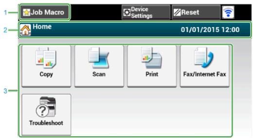 OKI ES8453DN - Écran d'accueil - 1