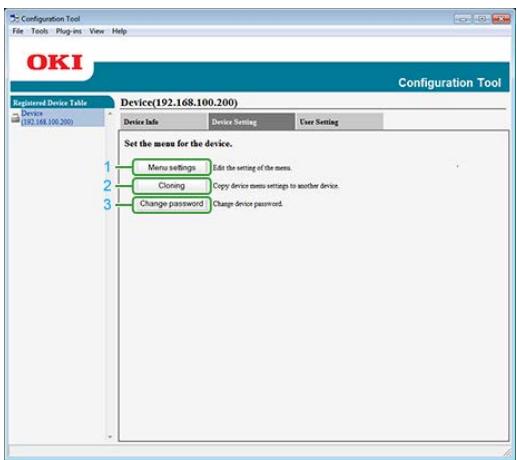 OKI ES8453DN - Onglet [Paramètres du périphérique] - 1