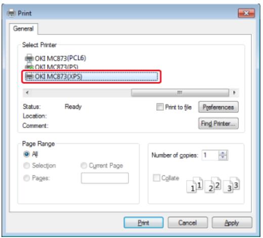 OKI ES8453DN - Pour le pilote d'imprimante XPS Windows - 1