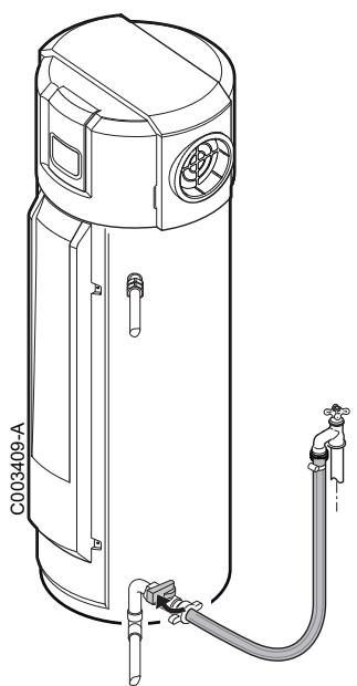 DE DIETRICH KALIKO TWH 300E - Remplissage du chauffe-eau thermodynamique - 1