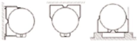 DE DIETRICH CES - FIXATION D'UN CHAUFFE-EAU HORIZONTAL - 1