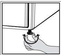 LISTO SLE7-L1B - Réglage des pieds - 1