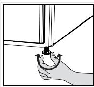 LISTO SLC8-L1B - Réglage des pieds - 1