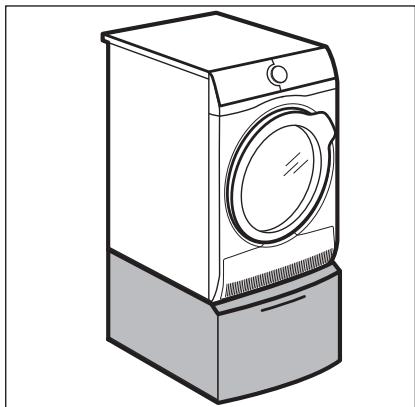 AEG-ELECTROLUX T76385AH2 - Socle avec tiroir - 1
