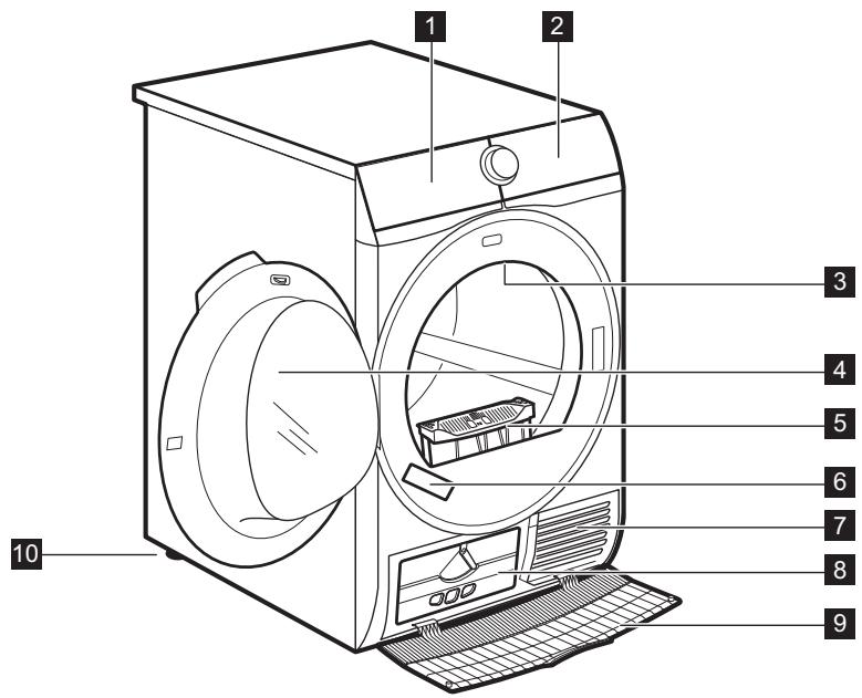 AEG-ELECTROLUX T76385AH2 - DESCRIPTION DE L'APPAREIL - 1