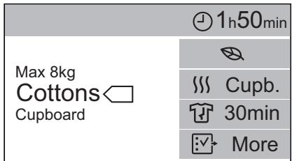 AEG-ELECTROLUX T76385AH2 - Réglage d'un programme - 3