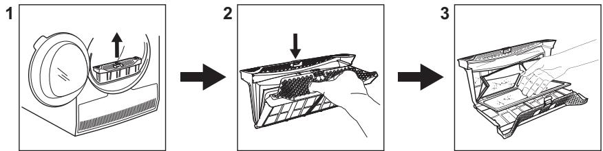 AEG-ELECTROLUX T8DBE84W - Nettoyage du filtré - 1