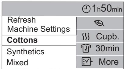 AEG-ELECTROLUX T8DBE84W - Réglage d'un programme - 5