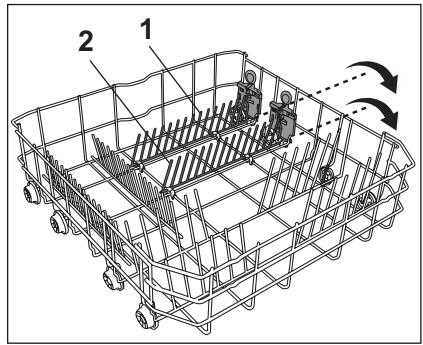 OCEANIC OCEALV1249WDD - Tiges du panier inférieur rétractables (2 pieces) - 1