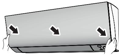 DAIKIN FTXJ20MW - Placez les filtres dans leur position initiale et fermez le panneau avant. - 1