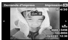 OLYMPUS TG6 - ■ Réservations d'impression pour une seule photo [□] - 1