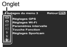 OLYMPUS TG6 - Personnalisation des réglages - 1