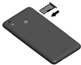 GIGASET GL390 - Insérer les cartes SIM et SD - 5