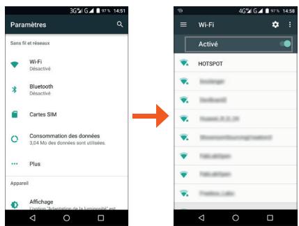 LISTO SP50 - ACTIVER / DÉSACTIVER LE WI-FI - 1
