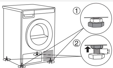 ASKO T411HDW - Comment monter le sèche-linge sur le lava-linge (ASKO): - 6