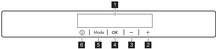 AEG-ELECTROLUX SCB51821FS - Bedieningspaneel - 1
