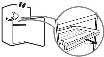 LG GT6031PS - PULL OUT TRAY/ tablette coulissante (optionnel) - 1