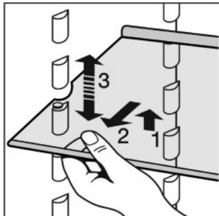 LIEBHERR IKBP2760 - Déplacer ou retarder les tablettes - 1