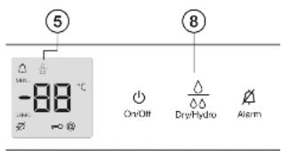 LIEBHERR SBS66I2 - Adjusting the humidity - 1
