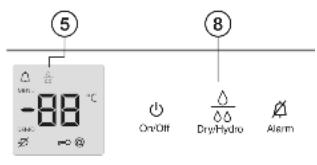 LIEBHERR SBS7252 - Adjusting the humidity - 1