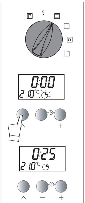 0:00 2 10°C 0:25 2 10°C ^ - +