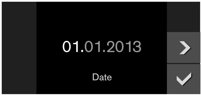 GAGGENAU BSP 221 110 - Réglage de la date - 1