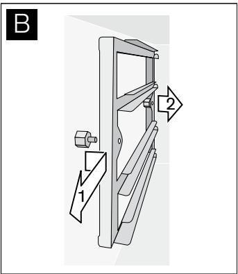 GAGGENAU BSP 221 110 - Retirer les grilles - 2