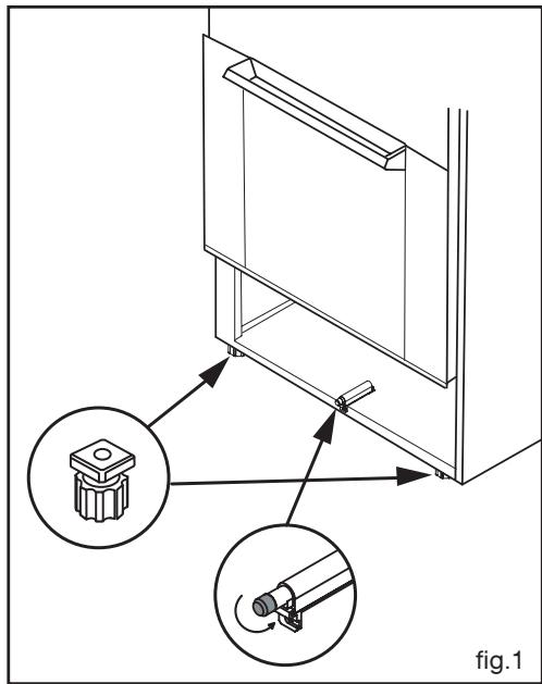 DE DIETRICH DOP7200BM - A l'intérieur du four pour modèle 60 cm (fig. 2) : - 1