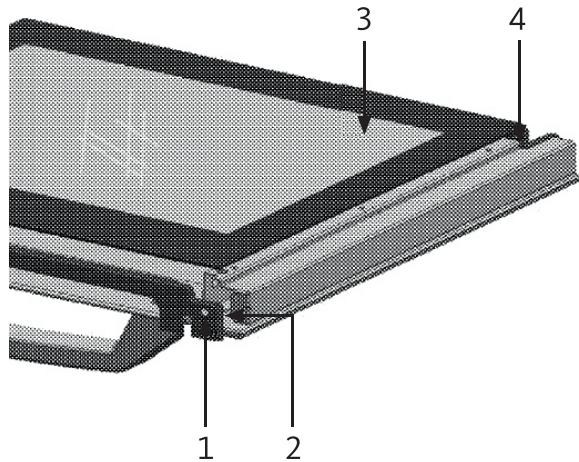 LISTO CG6060 L1B - VITRE INTÉRIEURE DU FOUR - 1