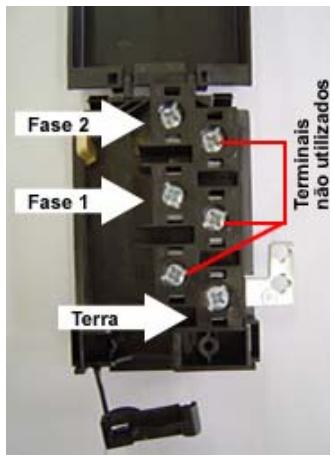 Fase 2 Fase 1 Terra Terminais não utilizados