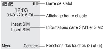 LEXIBOOK MFS100FR - Icônes et indicateurs de l'écran - 1